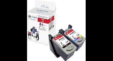 G&G Inktcartridge Compatibel Kleur NC-RPG40BK/NC-RCL41CMY GP-C40BK/C41CMY-2P