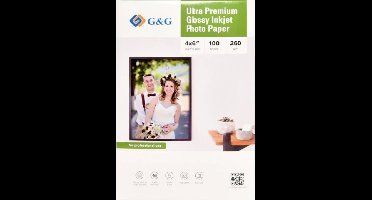 G&G 260gsm-4X6-100 Fotopapier 260 g/m² 100 stuk(s)