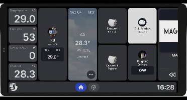 Shelly Wall Display X2i Silver Muur-touchdisplay WiFi, Bluetooth Shelly
