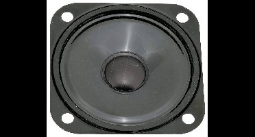 Visaton K 59 C - 8 Ohm Breedband inbouwluidspreker Zwart 1 stuk(s)