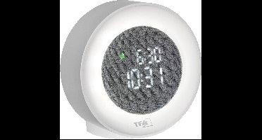 TFA Dostmann 60.2047.02 Daglichtwekker Kwarts Wit Alarmtijden 1 Sfeerverlichting