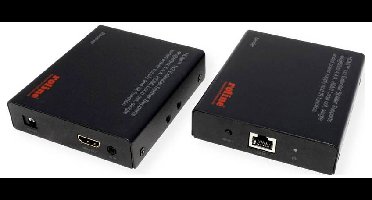 Roline 14.01.3643 1 tot 2 poorten HDMI Extender set 3840 x 2160 Pixel Zwart
