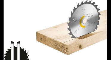 Festool HW 254x2,4x30 PW24 575974 Cirkelzaagblad 254 x 30 x 1.60 mm Aantal tanden: 24 1 stuk(s)