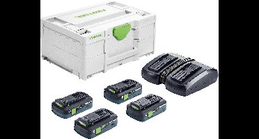 Festool SYS 18V 4x4,0/TCL 6 DUO 577104 Energieset