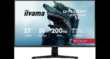 Iiyama G-MASTER Gaming monitor Energielabel E (A - G) 68.6 cm (27 inch) 2560 x 1440 Pixel 16:9 0.5 ms