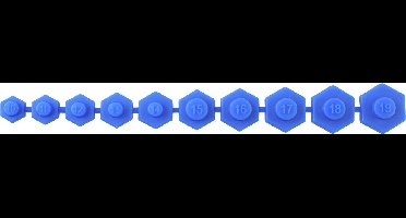 Gedore Automotive 3468941 KL-4080-100 dopsleutels inzetstukken, magnetisch, SW10-19