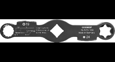 Gedore Automotive 3434222 KL-1070-1302 Dubbele ringsleutel