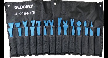 KL-0194-190 kunststof wipset, 27-delig Gedore Automotive 3457087