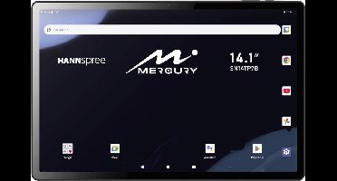 Hannspree GSM/2G, LTE/4G, UMTS/3G, WiFi 128 Android tablet 35.8 cm (14.1 inch) Energielabel G (A - G) 1.8 GHz Android 15 1920 x 1280 Pixel