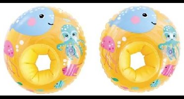 Intex De Intex „Little Sea Pals” zwemvleugels met schattig dierenmotief ondersteunen kinderen van 3 tot 6 jaar spelenderwijs bij het leren zwemmen - tot 30 kg.