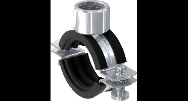 Fischer 577189 Buisbeugel fischer buisklem FRS inch 63-67, 1/2, tweeschroefbaar, galvanisch verzinkt staal 25 stuk(s)