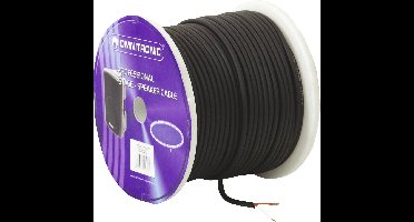 Omnitronic 3030011K Luidsprekerkabel 2 x 1.5 mm² Zwart 100 m