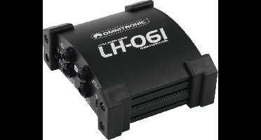 Omnitronic LH-061 PRO Passieve 2-kanaals DI-box/splitter Passieve 2-kanaals DI-box/splitter