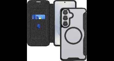 4Smarts Booklet Samsung Galaxy S26+ Zwart, Transparant Inductieve lading