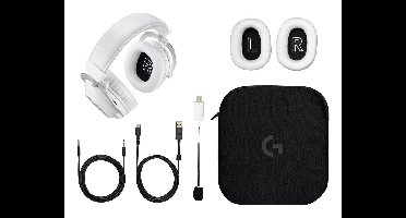 Logitech LOGI PRO X 2 LIGHTSPEED Wl Headset WHITE Over Ear headset Wit Gamen