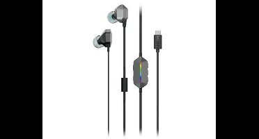 Lenovo LENOVO Legion E510 Gaming Headphones (P) In Ear oordopjes Grijs Gamen