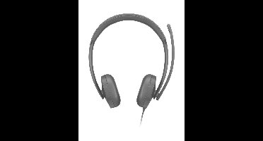 Lenovo LENOVO Wired VoIP Headset 5000 Teams On Ear headset Kabel Zwart Headset