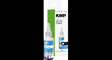KMP Navulinkt vervangt Brother BTD180C Compatibel Cyaan 50 ml 1555,0003 1555,0003