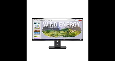 Lenovo ThinkVision LCD-monitor Energielabel E (A - G) 86.4 cm (34 inch) 3440 x 1440 Pixel 21:9 6 ms VA LED
