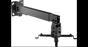 Equip Equip Beamer Decken-/Wandhalterung unive Plafondbeugel voor beamer Plafondhouder, In hoogte verstelbaar, Uittrekbaar, Kantelbaar, Zwenkbaar Zwart