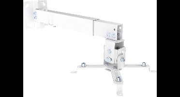 Equip Equip Beamer Decken-/Wandhalterung unive Plafondbeugel voor beamer Plafondhouder, In hoogte verstelbaar, Uittrekbaar, Kantelbaar, Zwenkbaar Wit