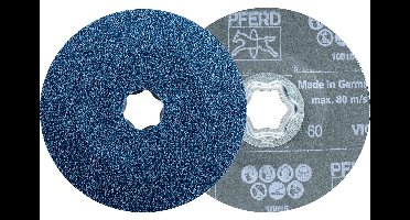 PFERD TOOLS 64111560 Fiberschijvenset Diameter 115 mm Korrelgrootte (num)=60 25 stuk(s)