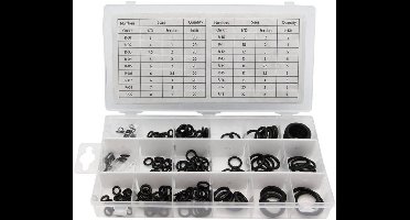 Toolland HAS02 Assortiment O-ringen Inhoud 225 onderdelen