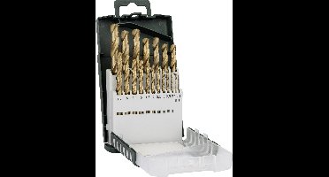 Bosch Accessories 2609255134 HSS Metaal-spiraalboorset 19-delig 1 mm, 1.5 mm, 2 mm, 2.5 mm, 3 mm, 3.5 mm, 4 mm, 4.5 mm, 5 mm, 5.5 mm, 6 mm, 6.5 mm, 7 mm, 7.5