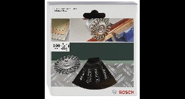 Bosch Accessories Schijfborstel voor haakse- en rechte schuurmachine - gevlochten draad, roestvrij, 100 mm 2609256509 1 stuk(s)
