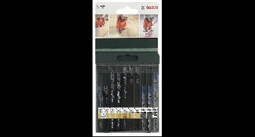 Bosch Accessories 2609256775 10-delig Decoupeerzaagbladen-set U-schacht 10 stuk(s)