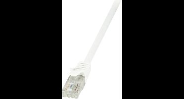 LogiLink CP2011U RJ45 Netwerkkabel, patchkabel CAT 6 U/UTP 0.25 m Wit Snagless 1 stuk(s)