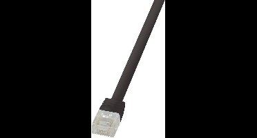 LogiLink CF2073U RJ45 Netwerkkabel, patchkabel CAT 6 U/UTP 5.00 m Zwart Zeer flexibel 1 stuk(s)