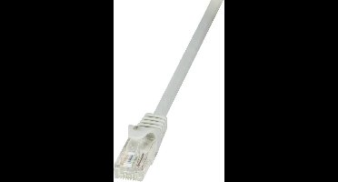 LogiLink CP1122U RJ45 Netwerkkabel, patchkabel CAT 5e U/UTP 30.00 m Grijs 1 stuk(s)