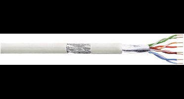 LogiLink CPV007 Netwerkkabel CAT 5e SF/UTP 4 x 2 x 0.205 mm² Grijs 100 m
