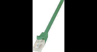 LogiLink CP2035U RJ45 Netwerkkabel, patchkabel CAT 6 U/UTP 1.00 m Groen Snagless 1 stuk(s)
