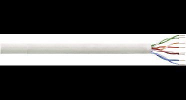 LogiLink CPV0033 Netwerkkabel CAT 6 U/UTP 4 x 2 x 0.205 mm² Grijs 100 m