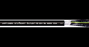 LAPP 1026112/500 Geleiderkettingkabel ÖLFLEX® FD 891 12 G 0.75 mm² Zwart 500 m