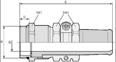LAPP 52106620 M50 Messing Messing 5 stuk(s)