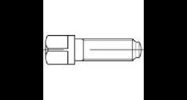 TOOLCRAFT 107975 Vierkantbouten M10 50 mm Vierkant DIN 480 Staal 50 stuk(s)