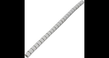 TRU COMPONENTS 1593185 TC-MX-KLT15GY203 Spiraalslang 15 mm (max) Grijs 5 m