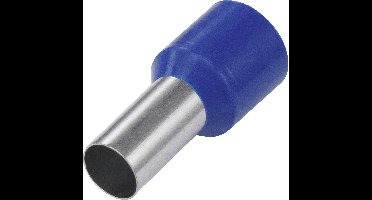 TRU COMPONENTS 1091270 Adereindhulzen 16 mm² Deels geïsoleerd Blauw 100 stuk(s)