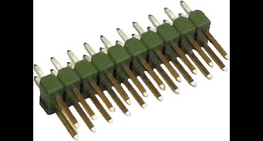 TE Connectivity Male header (standaard) Aantal rijen: 2 Aantal polen per rij: 3 826632-3 1 stuk(s)