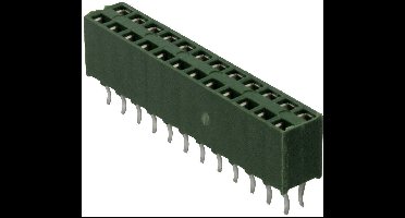 TE Connectivity 215307-5 Female header (standaard) AMPMODU HV-100 Totaal aantal polen: 10 Rastermaat: 2.54 mm Inhoud: 1 stuk(s)