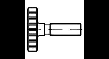 TOOLCRAFT 112076 Kartelbouten M5 12 mm DIN 653 Staal 50 stuk(s)