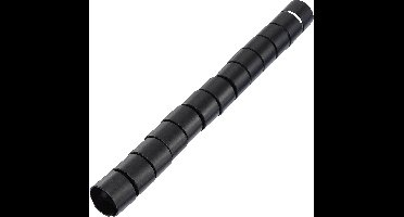 TRU COMPONENTS 1593198 TC-KL25BKZ-20M203 Kabelslang 25 mm (max) Zwart per meter