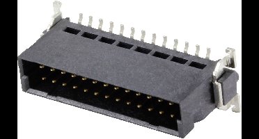 ERNI 063209 SMC male connector Totaal aantal polen 26 Aantal rijen 2 1 stuk(s)