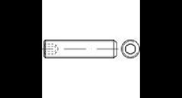 TOOLCRAFT 1062477 Draadpen M3 6 mm RVS A1, A2 50 stuk(s)