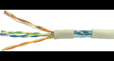 VOKA Kabelwerk 103080-00 Netwerkkabel CAT 5e F/UTP 4 x 2 x 0.2 mm² Grijs per meter