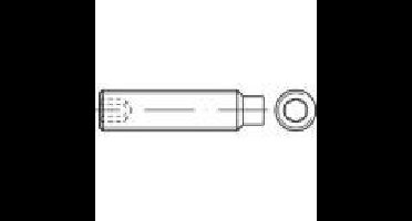 TOOLCRAFT 118497 Stifttap M16 25 mm Staal Galvanisch verzinkt 100 stuk(s)