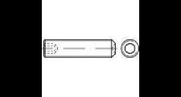 TOOLCRAFT 1062943 Draadpen M5 6 mm RVS A1, A2 50 stuk(s)